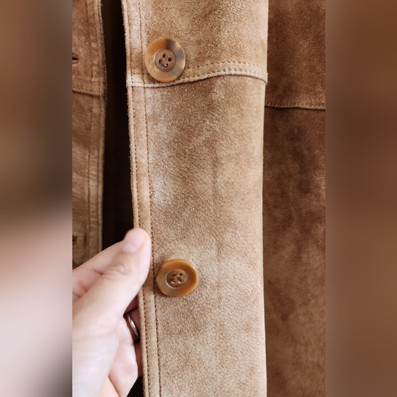 Bernardo Genuine Soft Suede Leather Jacket - Picture 11 of 16